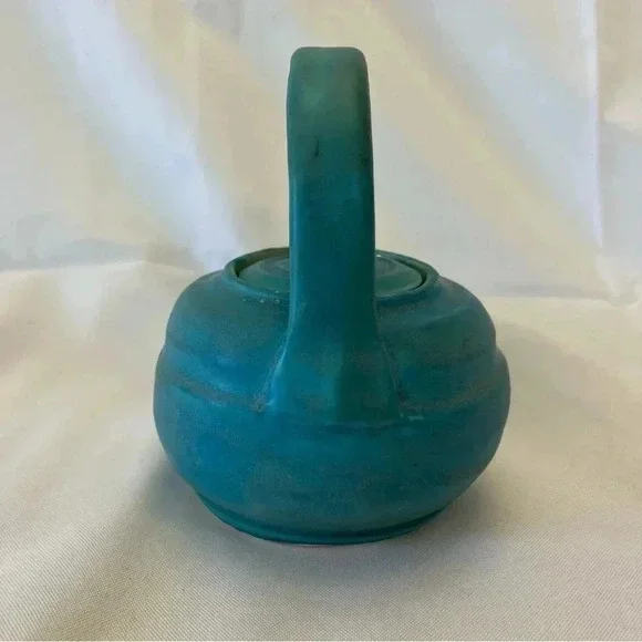 Vintage Handmade Clay Pottery Tea Pot - Picture 2 of 7